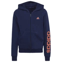 Adidas - Girl's Essentials LIN Full Zip Hoody - Hoodie
